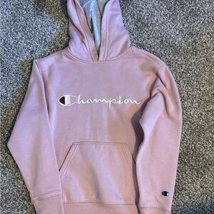 Champion Light Pink Fleece Hoodie